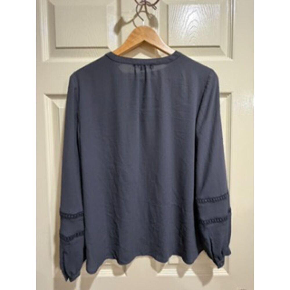 Loft Charcoal Blouse